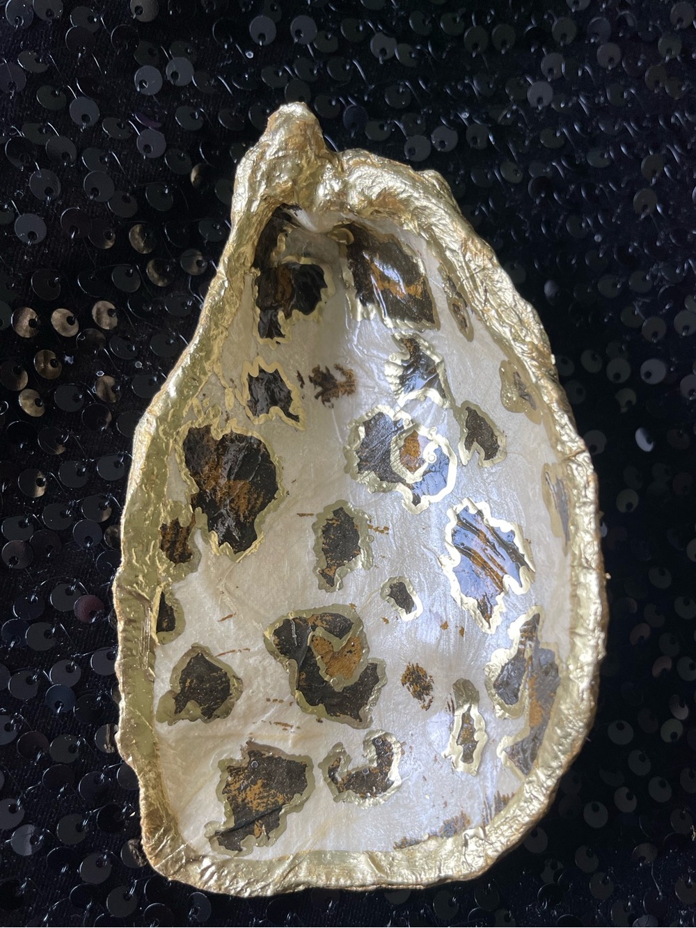 Leopard Print Trinket Tray
